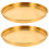 2Stk Gold Metalltablett Schmuckhalter Desktop Organizer 7