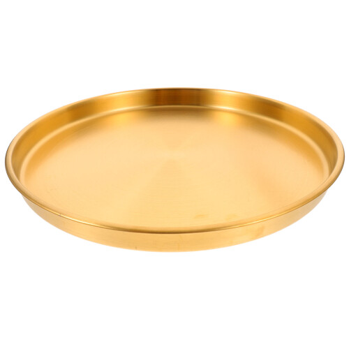 2Stk Gold Metalltablett Schmuckhalter Desktop Organizer 2