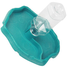 4Sets Automatischer Reptilien Wasserspender Futterdose Mehrfarbig