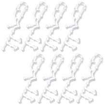 40Stk Ersatz Valance Clips Aus PP Material Für Vorhänge Zuhause