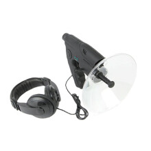 Professional Parabolic Microphone Monocular for Hearing Birds Remote ABS Telescope for Hearing Birds