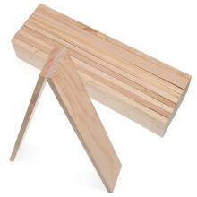 24Ud Tablas De Madera Beige Para Manualidades, Ligeras Y Resistentes