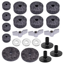 5Jgo Almohadillas De Fieltro Para Gris Duradero Para Batería
