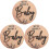 3Ud Carteles De Llegada De Bebé Madera Multicolor Para Decoración 3