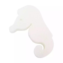 2Pcs White Oil Absorbing Sponge Sea Horse Shape for Pools and Spas