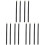 12Ud Pinceles Para Labial Y Corrector, Material Negro 3