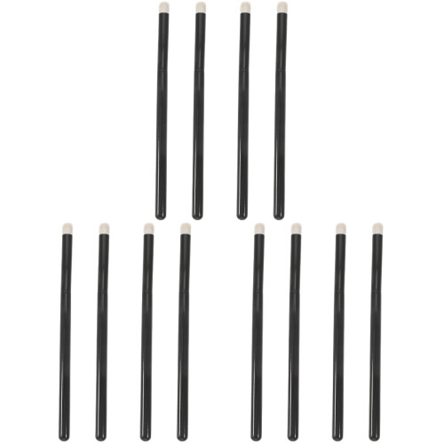 12Ud Pinceles Para Labial Y Corrector, Material Negro 2