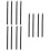 12Ud Pinceles Para Labial Y Corrector, Material Negro 8
