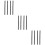 12Ud Pinceles Para Labial Y Corrector, Material Negro 10