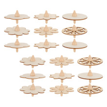 54Ud Juguetes Giroscópicos De Madera Beige DIY Para Niños