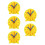 5Pcs Yellow Plastic Teaching Clock Kids Learning Time Educational Toy 6