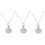 3Ud Collar Urna Multiuso Acero Inoxidable Plata Memorial 6