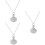 3Ud Collar Urna Multiuso Acero Inoxidable Plata Memorial 9