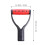 6Ud Mango D Forma Ergonomica Pala Plástico Colores Surtidos 2