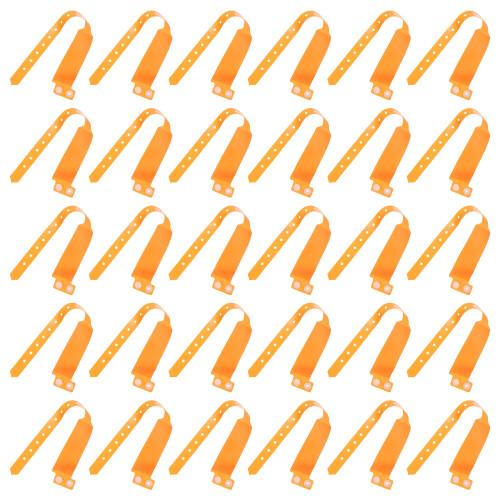 500Pcs Disposable PVC Patient Id Wristbands Snap Closure