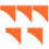 5Ensembles Instrument Scolaire Flûte De Pan Orange Et Durable 5
