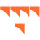 5Ensembles Instrument Scolaire Flûte De Pan Orange Et Durable 6