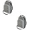 2Pcs Eva Hat Organizer Light Grey Travel Case for Baseball Hat Storage 8