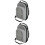 2Pcs Eva Hat Organizer Light Grey Travel Case for Baseball Hat Storage 7