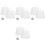 8Pièces Mesh Accrocheuses Blanches, Stockage Polyvalent Fruits 3