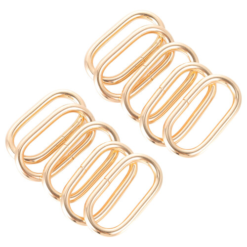 20Pièces Boucles Dorées En Métal Pour Ceintures De Sac Résistantes 2