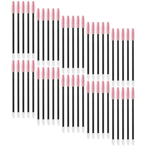 250Pièces Brosse Nylon Rose Jetable Pour Cils Sourcils Usage Voyage 1