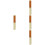 4Pièces Stylos Plume Bois Métal Multi Usage École Maison 7