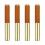 4Pièces Stylos Plume Bois Métal Multi Usage École Maison 5