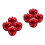 8Pcs Red Metal Apple Tin Boxes Creative Candy Storage Containers 6