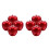 8Pcs Red Metal Apple Tin Boxes Creative Candy Storage Containers 7