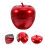 8Pcs Red Metal Apple Tin Boxes Creative Candy Storage Containers 10