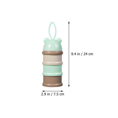 4Pcs Portable Baby Formula Dispenser Milk Powder Container PP Material 1