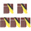 5Sets Multi Grit Sandpaper for Wood Metal Brown PU Foam with Hook Loop 2