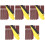 5Sets Multi Grit Sandpaper for Wood Metal Brown PU Foam with Hook Loop 3