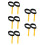 10Pcs Black PP Flipper Tether Straps High Visibility Secure Fin Leash 8