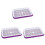 3Pcs Violet Grower Sprouter Trays with Grid Design for Seed Sprouting 2
