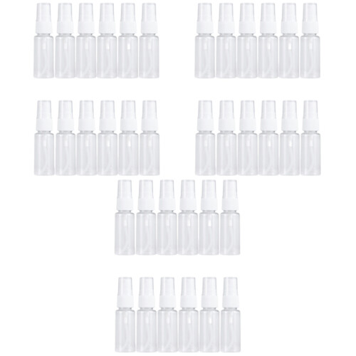 36Pcs Transparent Spray Bottles Refillable Travel Makeup Pump Bottles 2