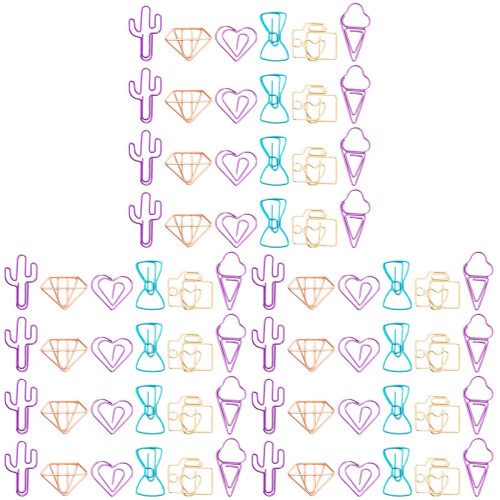 180Pièces Trombones Pratiques Multiformes Colorés Pour 1