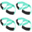 4Pcs Elastic Yoga Resistance Bands Green for Stretching and Exercise 7