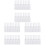 36Pcs Transparent Spray Bottles Refillable Travel Makeup Pump Bottles 2