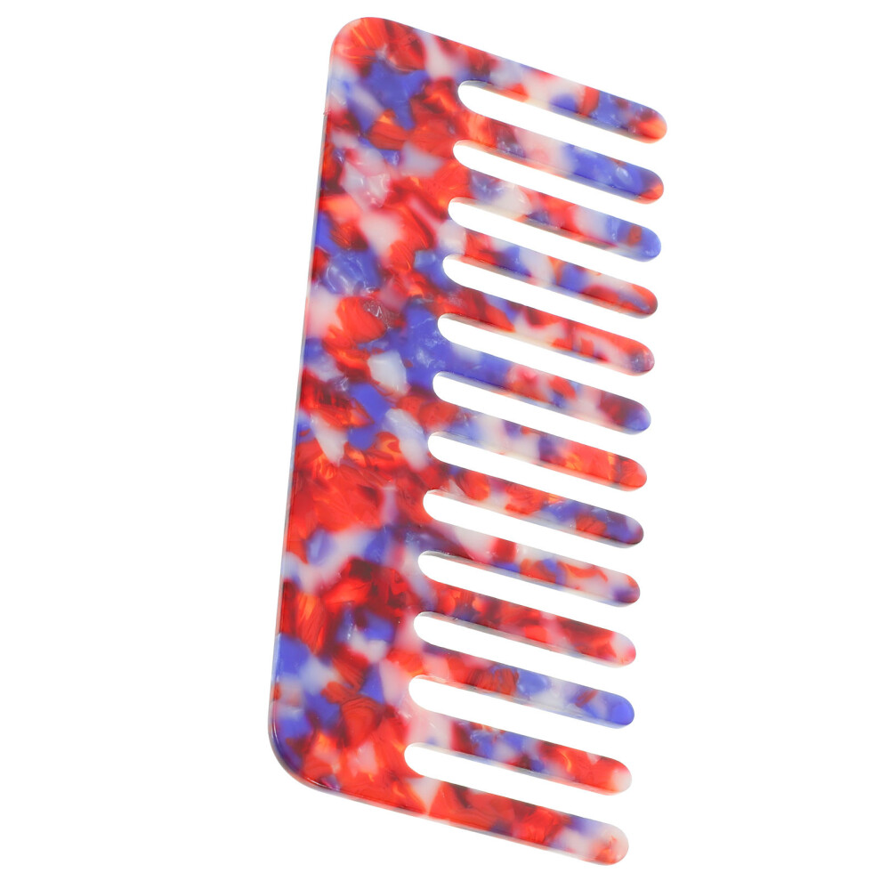 Happyyami 4Pcs Wide Tooth Hair Comb Set Multi Color Detangling Combs For Women