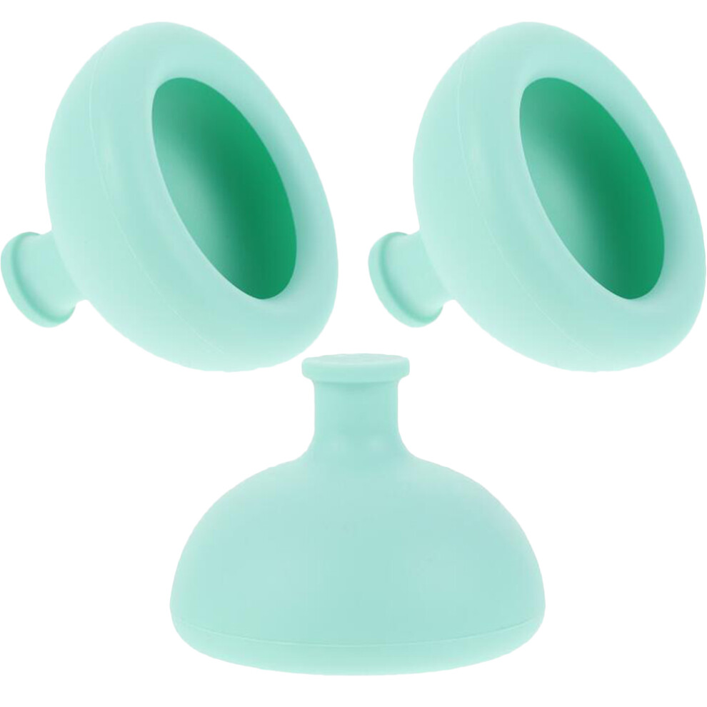 Iplusmile Green 9Pcs Silicone Chest Percussion Cups For Kids Phlegm Suction