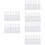 36Pcs Transparent Spray Bottles Refillable Travel Makeup Pump Bottles 6