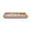 2Pcs Ceramic Sauce Tray Khaki Divided Serving Plates for Kitchen Use 1