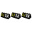 3Pcs Acrylic Game Scorekeeper Flipper for Competition Use 8