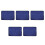 5Pcs Dustproof Protective Case Cover Dark Blue for 6
