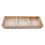 2Pcs Ceramic Sauce Tray Khaki Divided Serving Plates for Kitchen Use 2