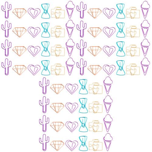 180Pièces Trombones Pratiques Multiformes Colorés Pour 2