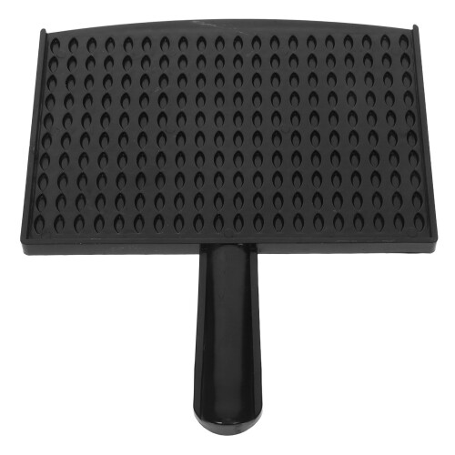 2Pcs Black Plastic Rice Counting Tray Handheld Grain Measurement Board