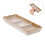 2Pcs Ceramic Sauce Tray Khaki Divided Serving Plates for Kitchen Use 11